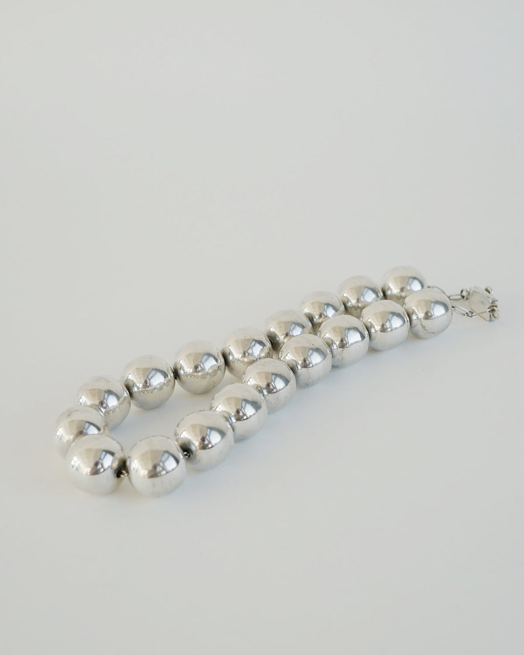 Silver Ball Necklace