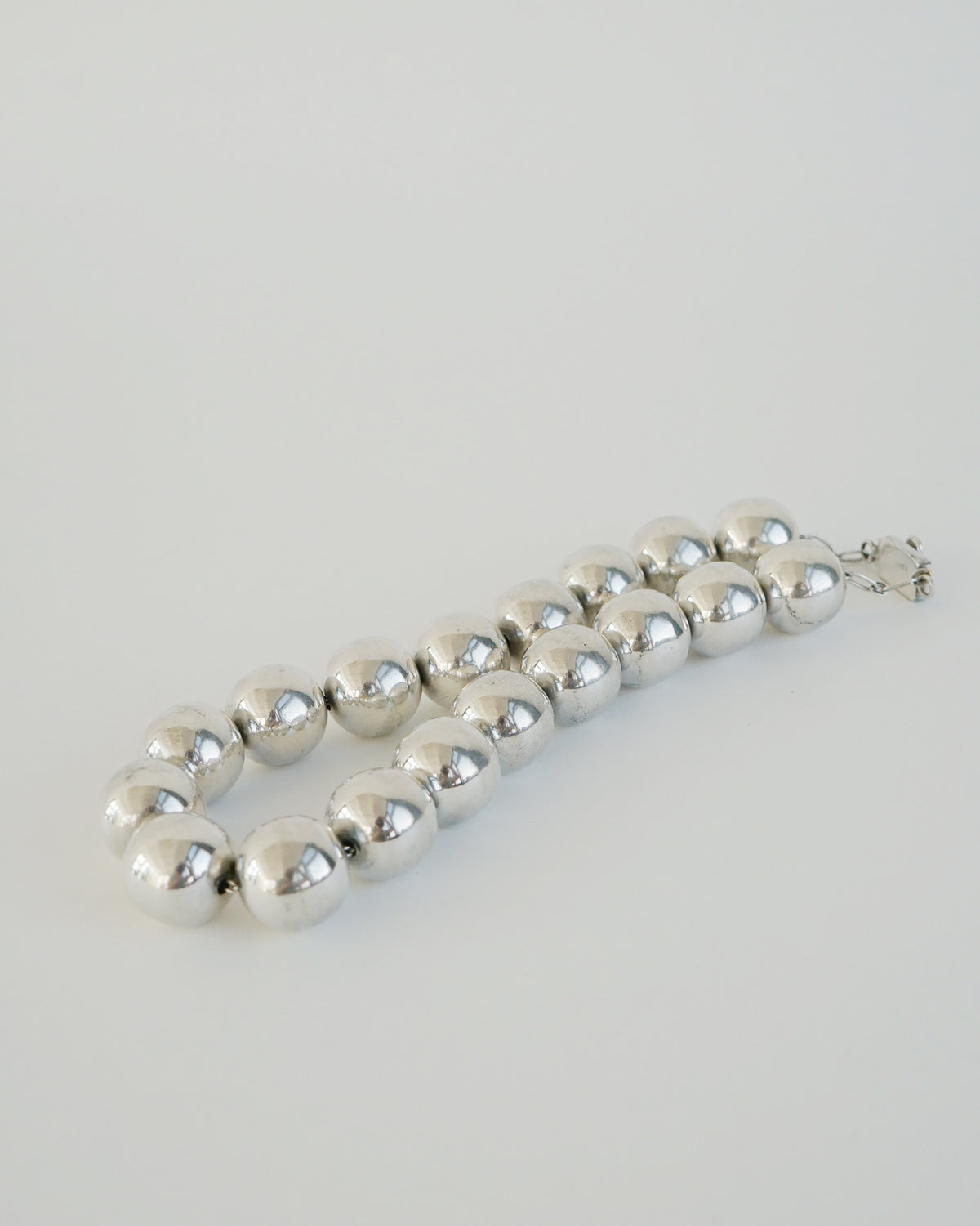 Silver Ball Necklace