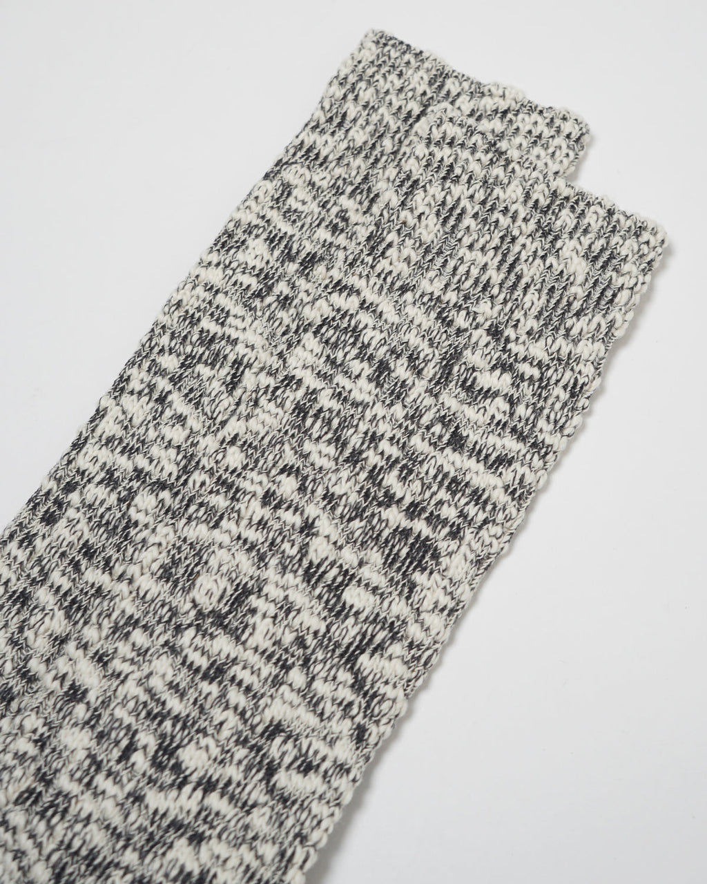 Slub Rib Socks / Black