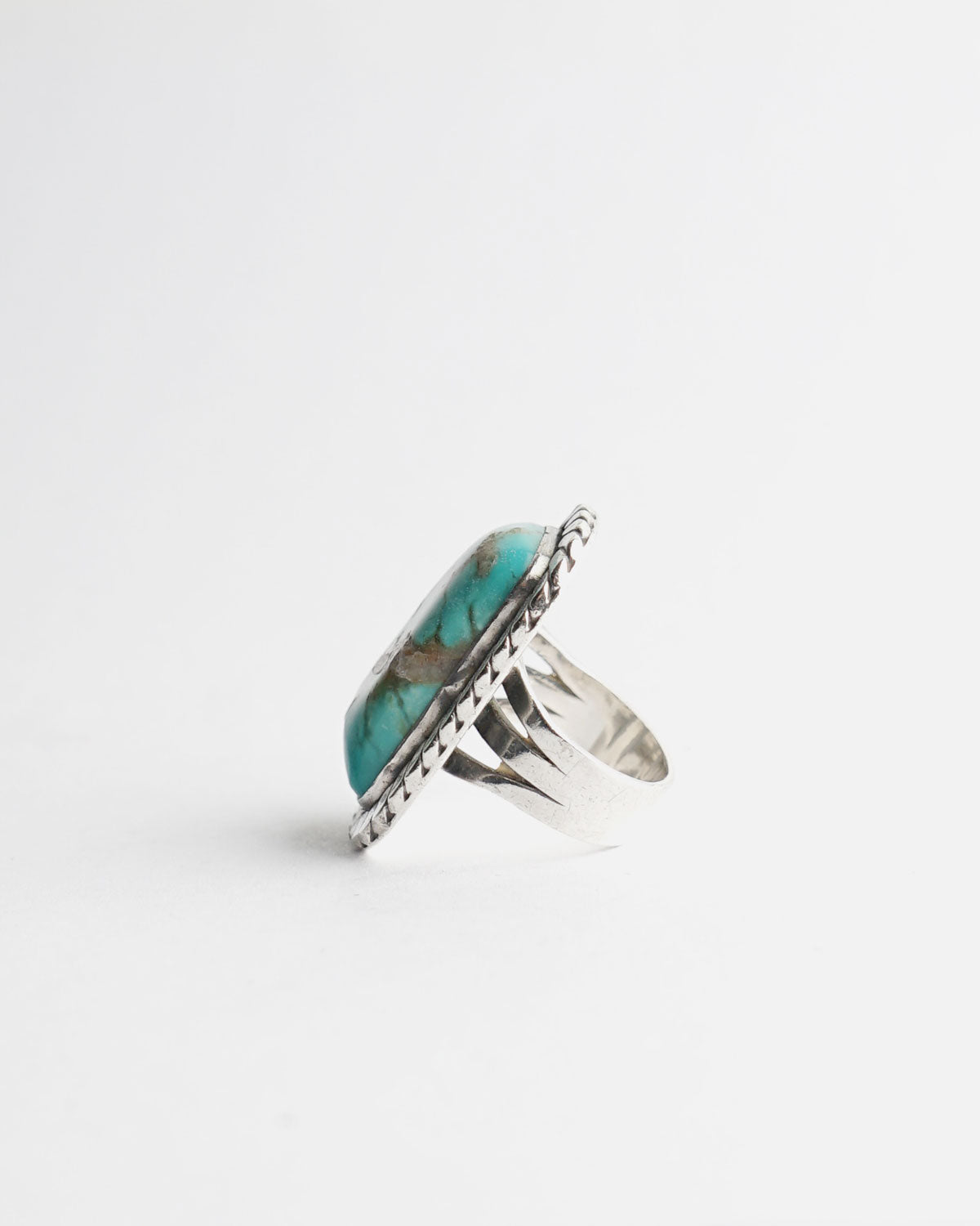 Silver x Turquoise Ring / Size: 7.5