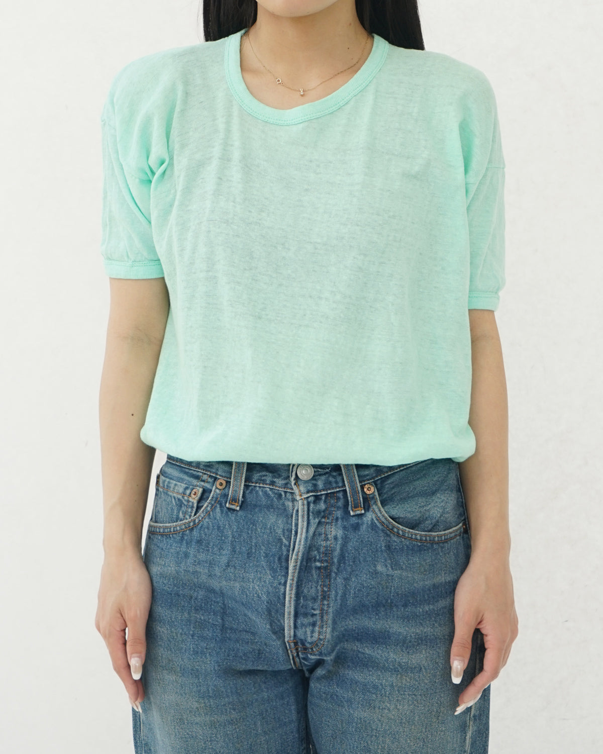 Slub Tee / Mint Green