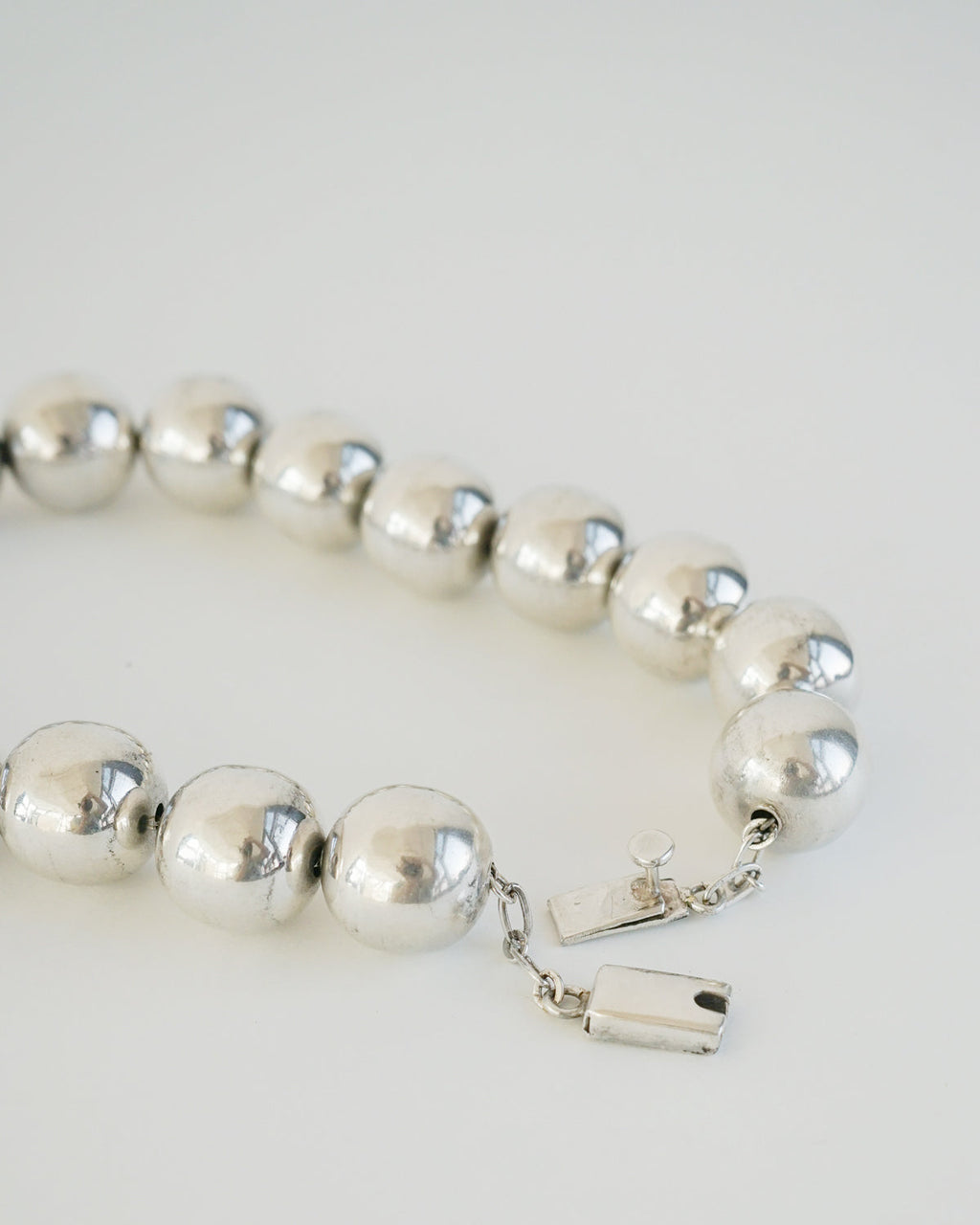 Silver Ball Necklace
