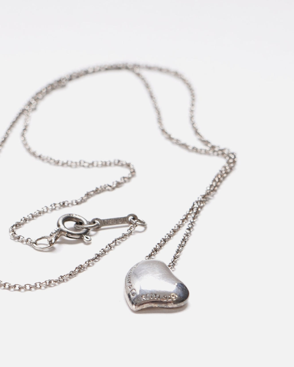 Silver Full Heart Necklace