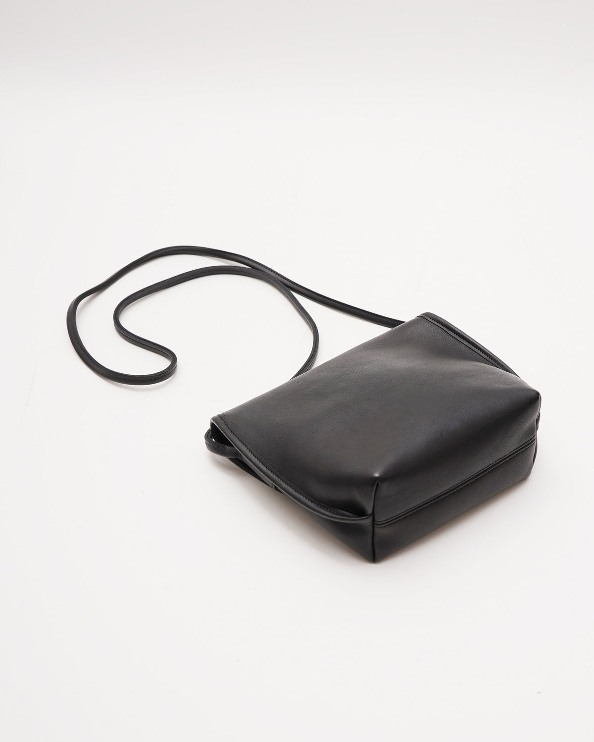 Black Leather Shoulder Bag