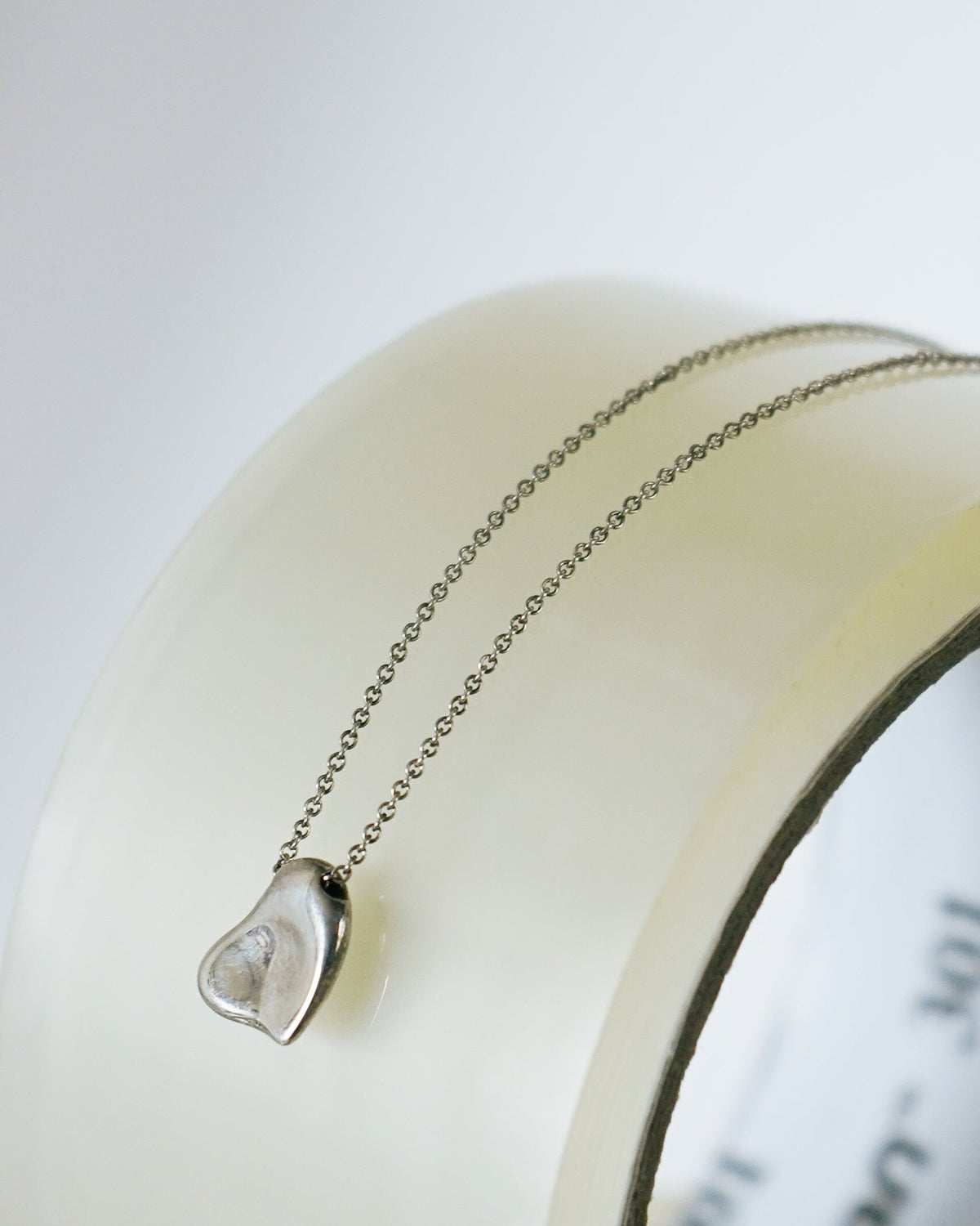 Silver Full Heart Necklace