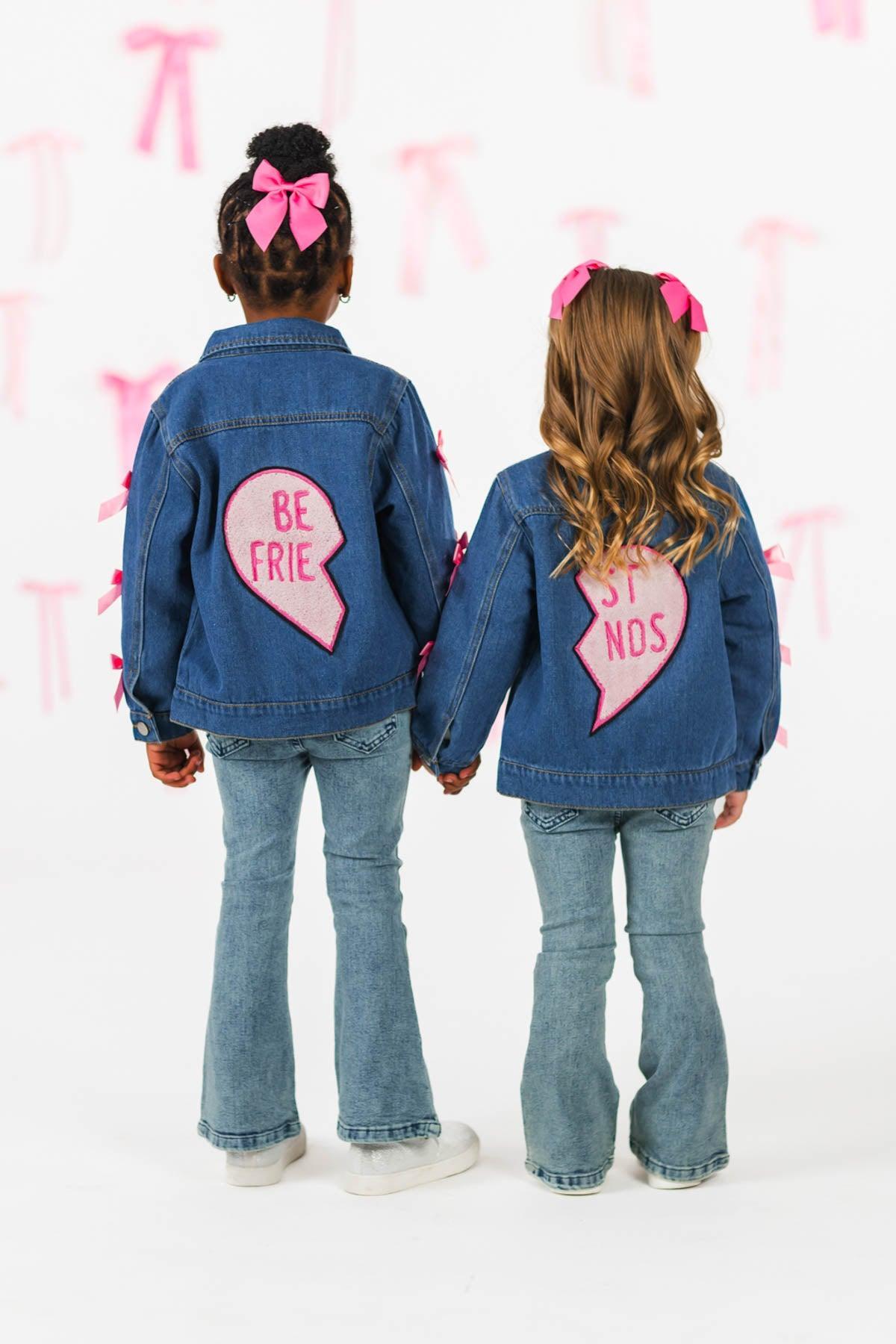 "Best Friends" Denim Jacket