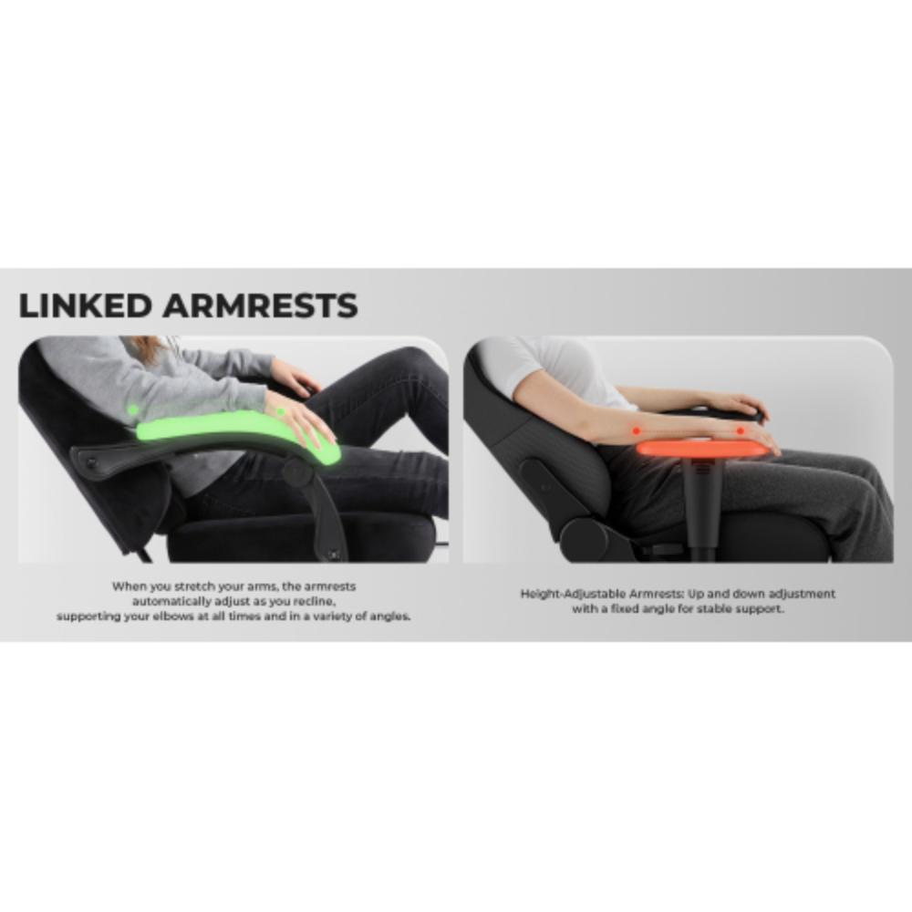 Ergonomic Gaming Chair with Lumbar Massage
