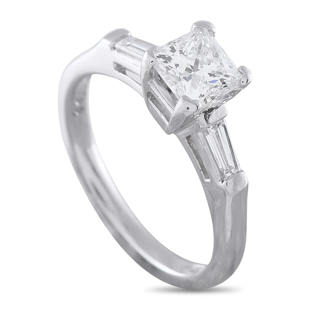 LB Exclusive Platinum 1.22ct Diamond Engagement Ring MF25-072826