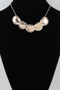 Hammered Scale Pendant Necklace