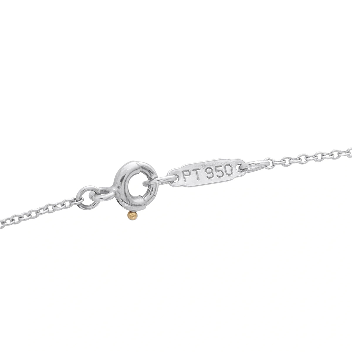 Tiffany & Co. Tiffany & Co. Platinum 0.42ct Diamond Cross Pendant Necklace Ti06-100526