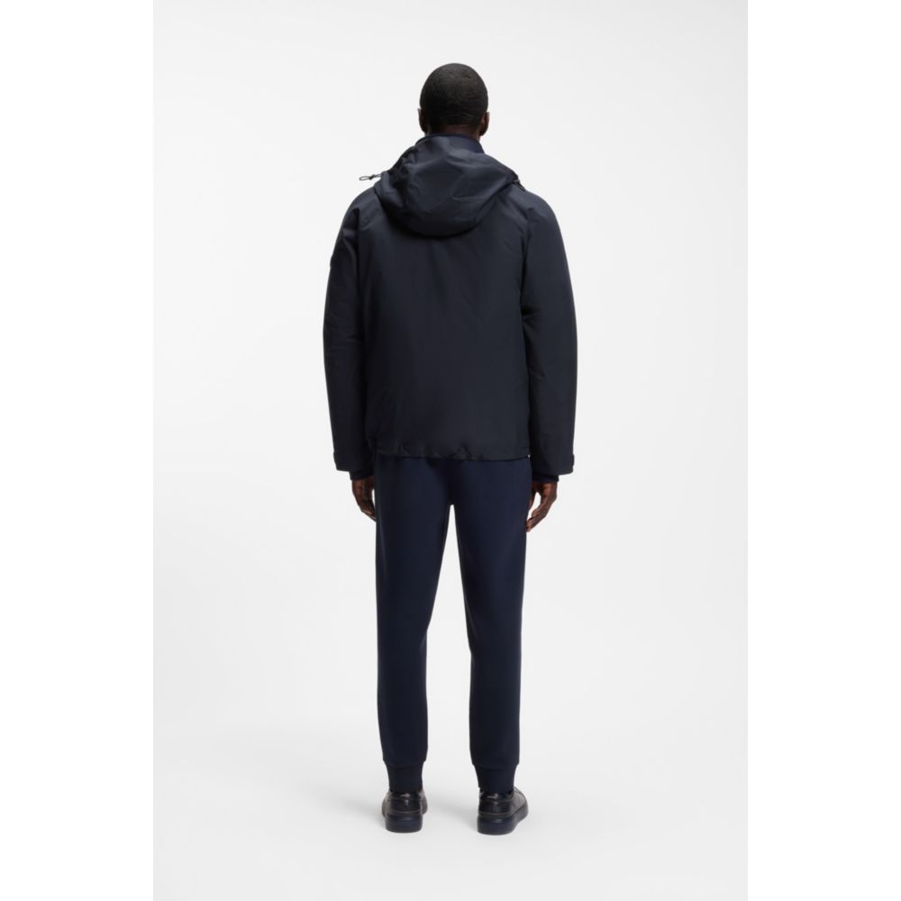 Waterproof and windproof hooded casual jacket