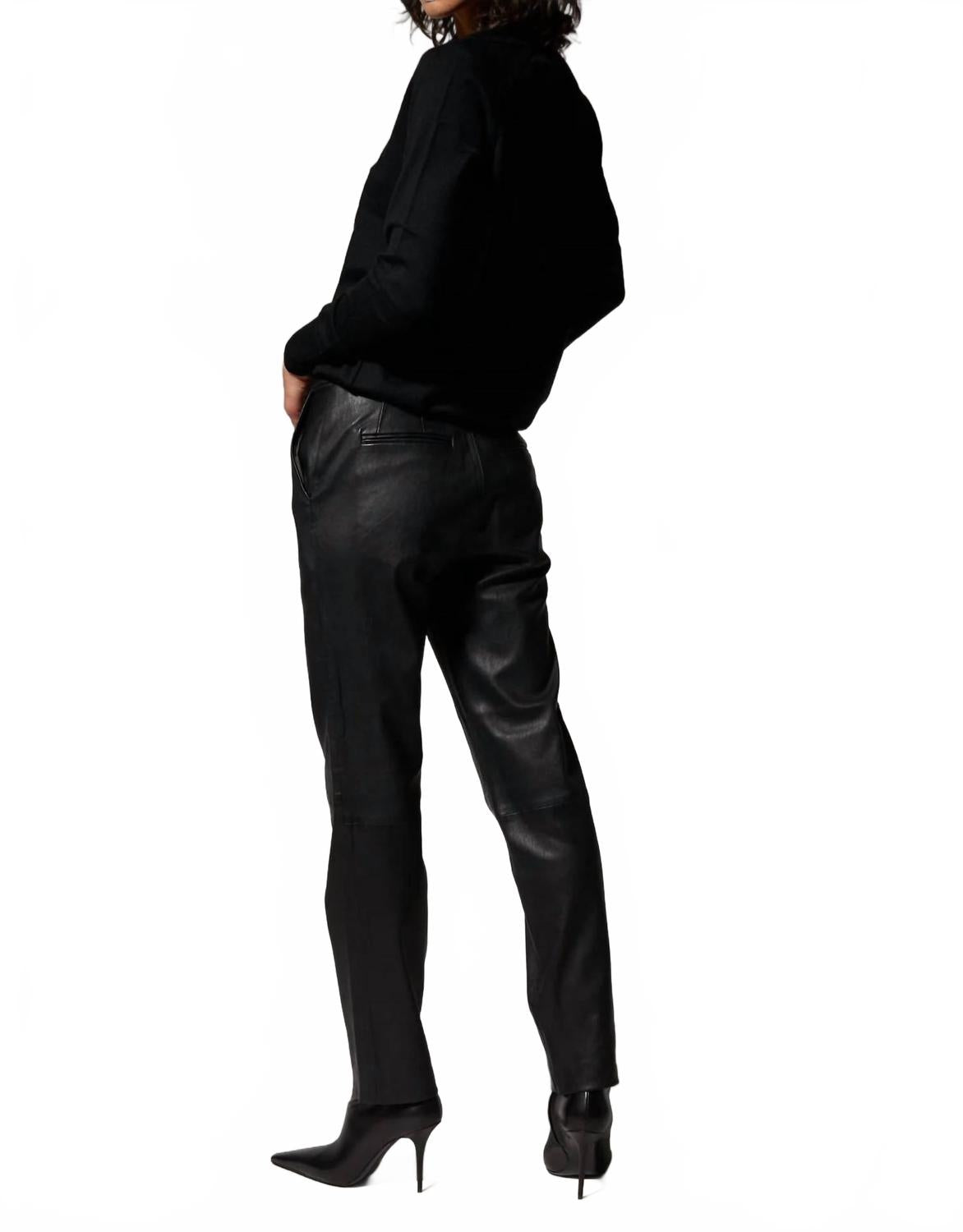 Sophia Cigarette Trouser In Black