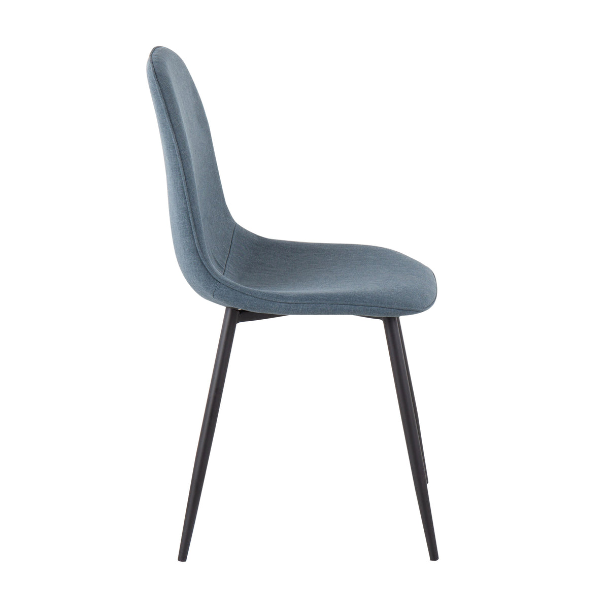 Contemporary Side Chairs with Cushioned Seats  - Set of 2