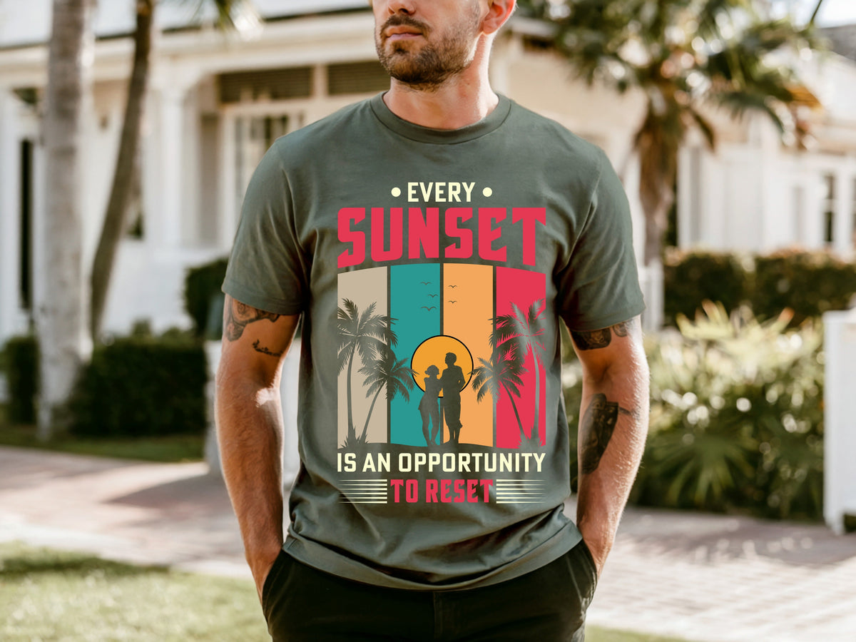 Couple On Vacation Unisex Niche T-Shirts