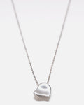 Silver Full Heart Necklace