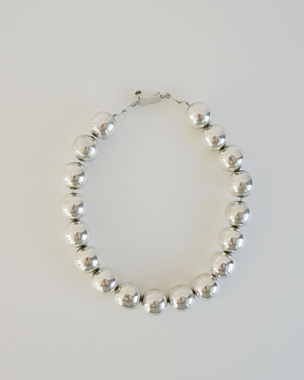 Silver Ball Necklace