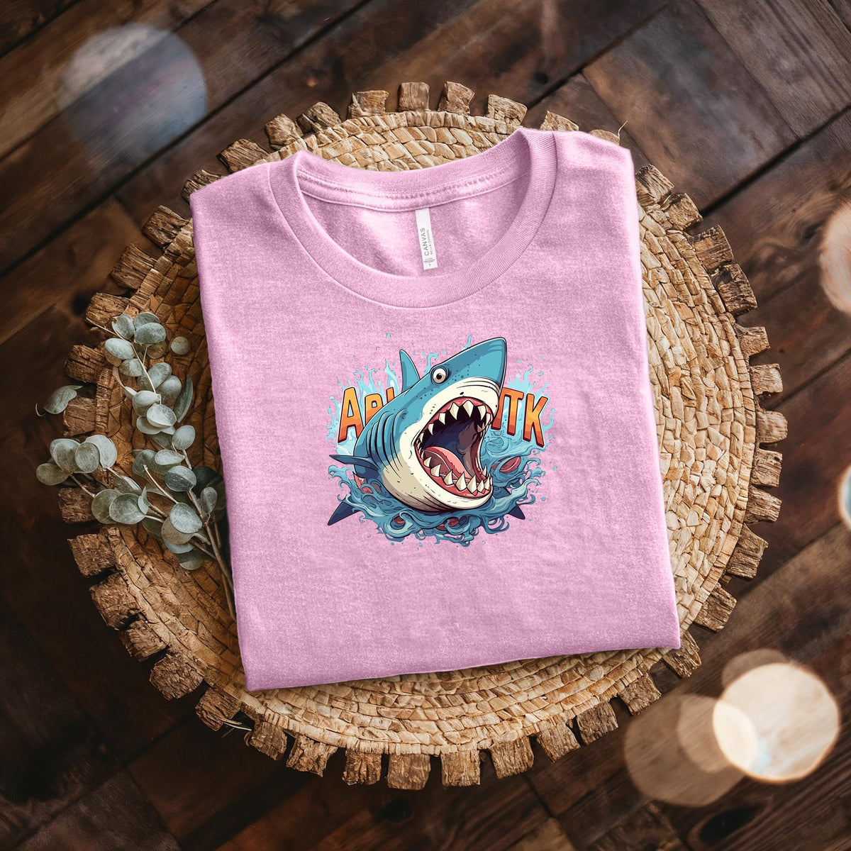 Jaws Unisex Cotton Breathable Short Sleeves