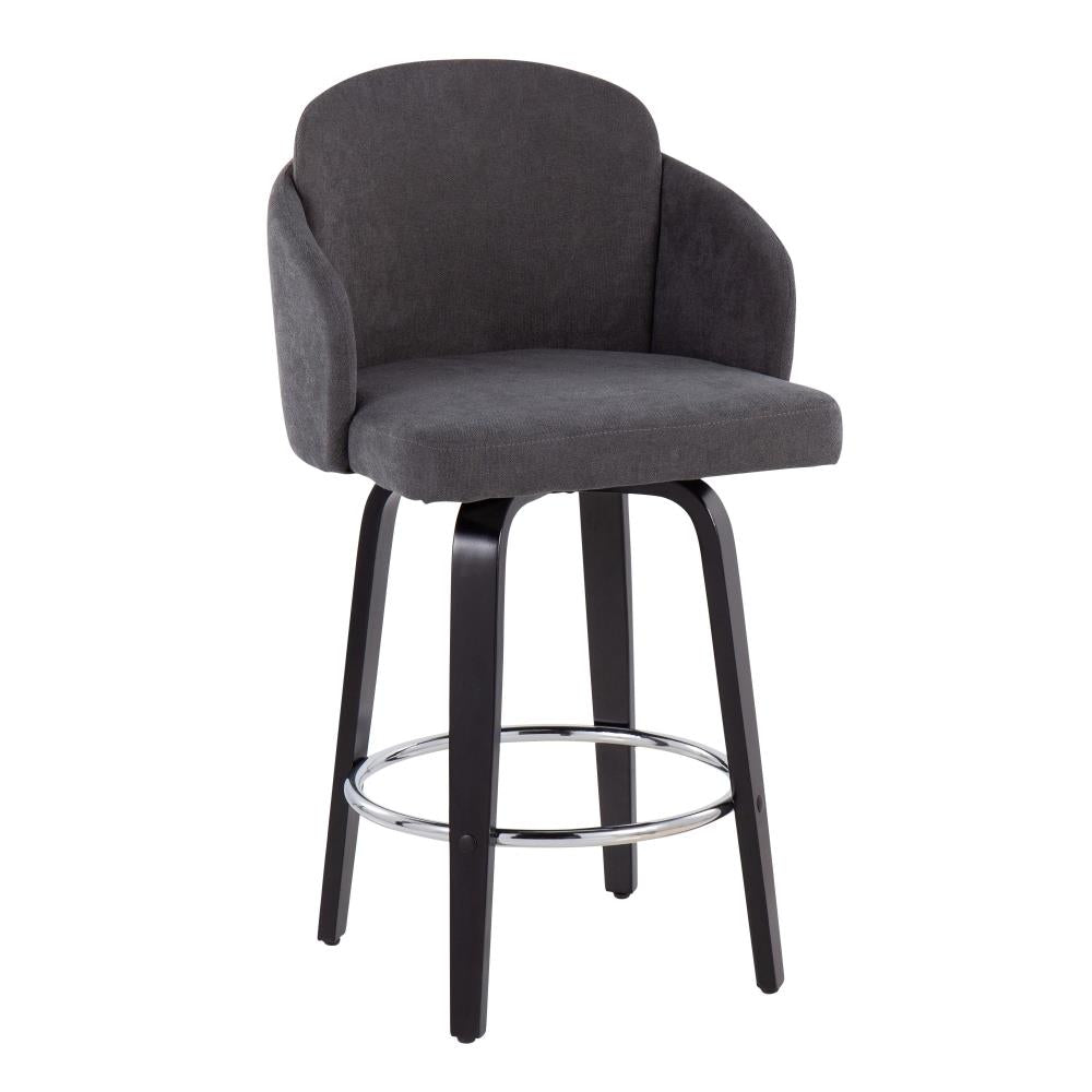 Upholstered Counter Height Stool Pair