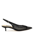 Eraya Mesh Kitten Heel Slingback Pumps