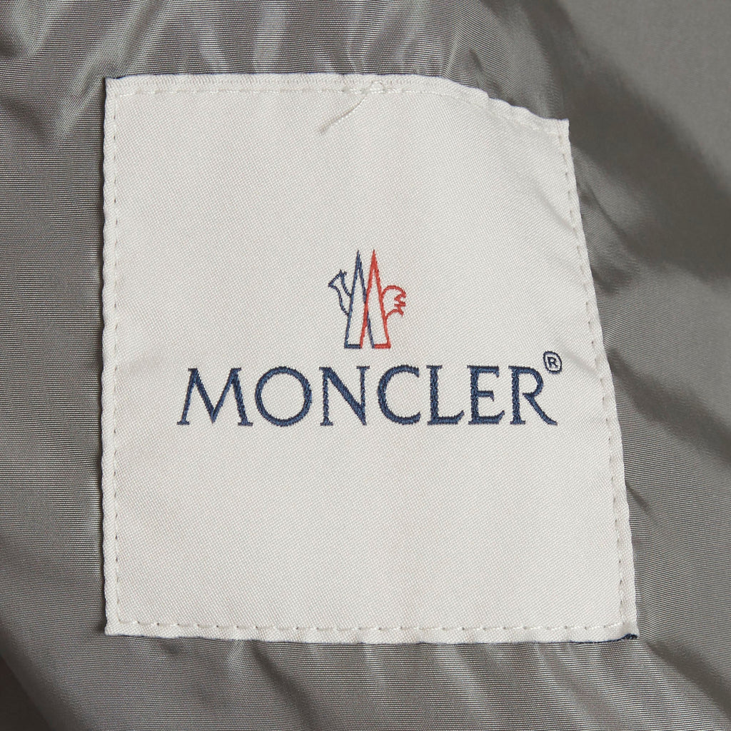 Moncler Grey Nylon Zip Up Windbreaker