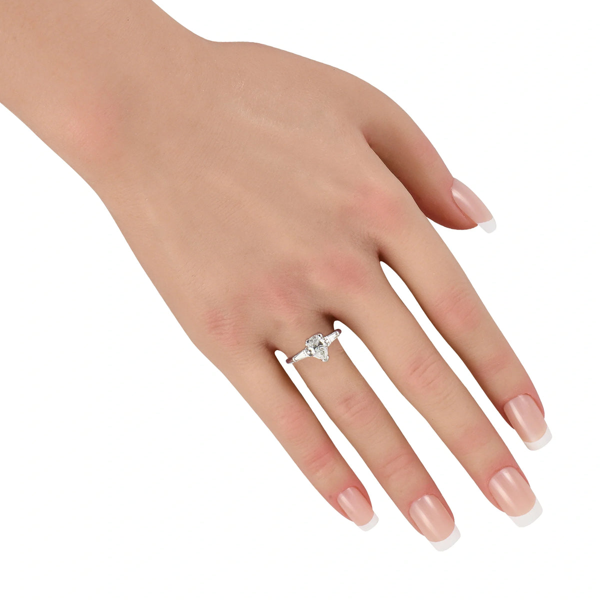 LB Exclusive Platinum 1.60ct Diamond Solitaire Ring MF19-072826