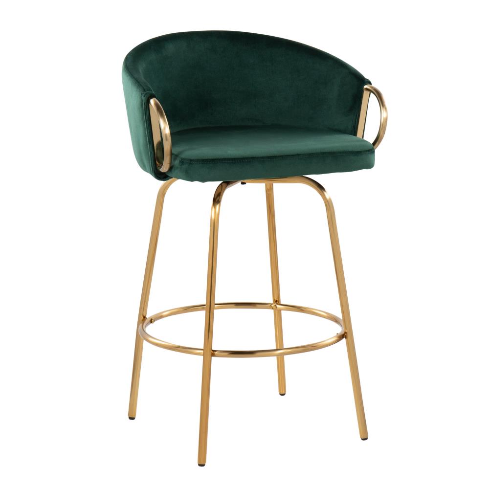 Luxe Steel Frame Counter Stools