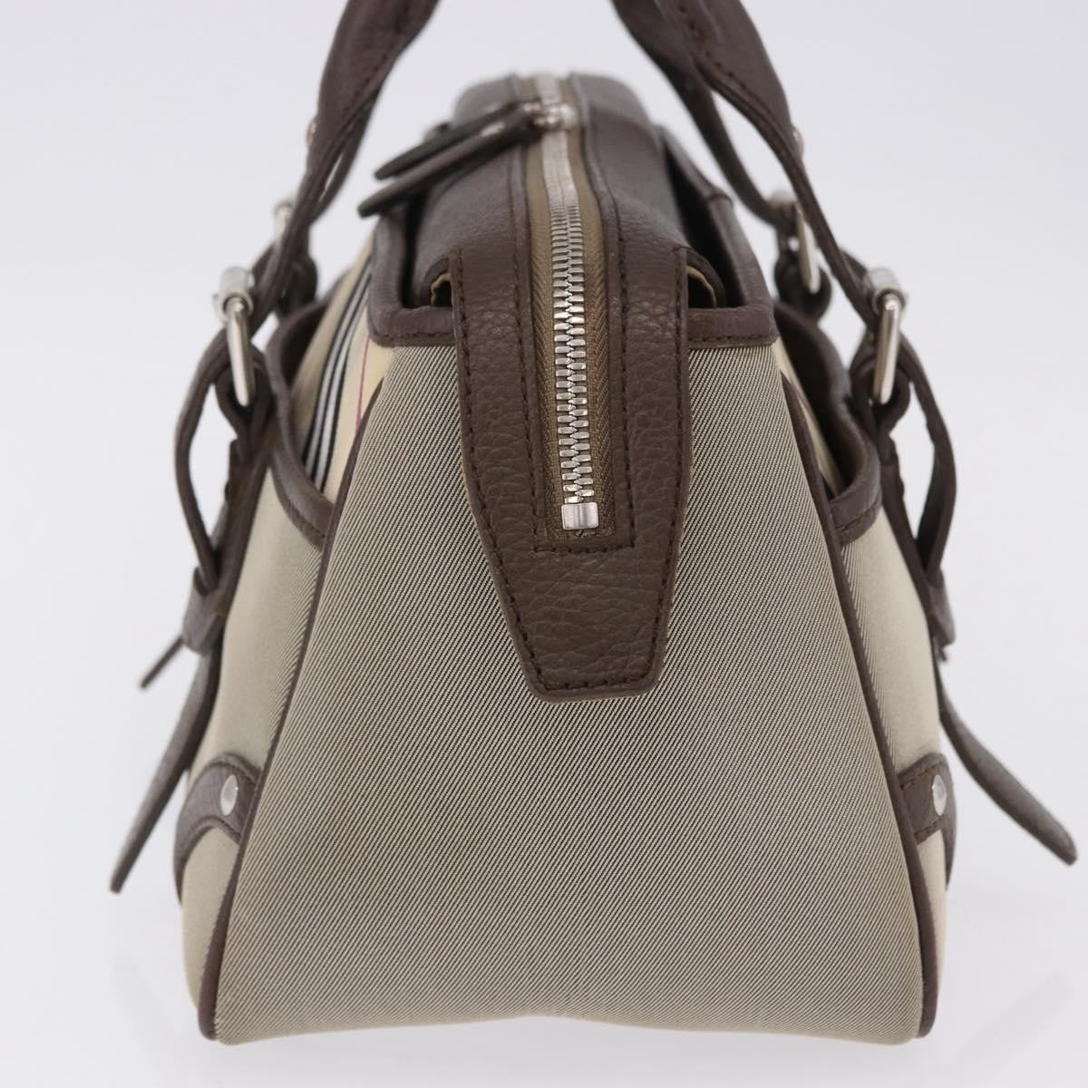 Burberry Nova Check Canvas Canvas Handbag (Pre-Owned)