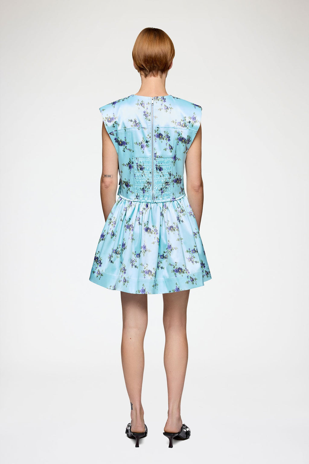 Ganni Satin Corset Dress