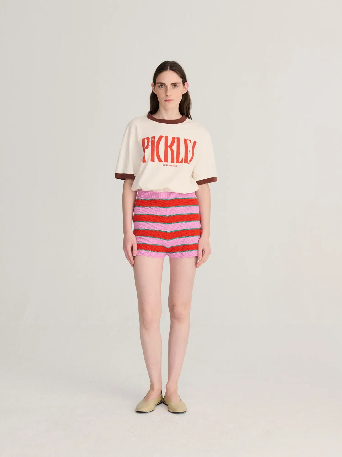 Bobo Choses Striped Knit Shorts