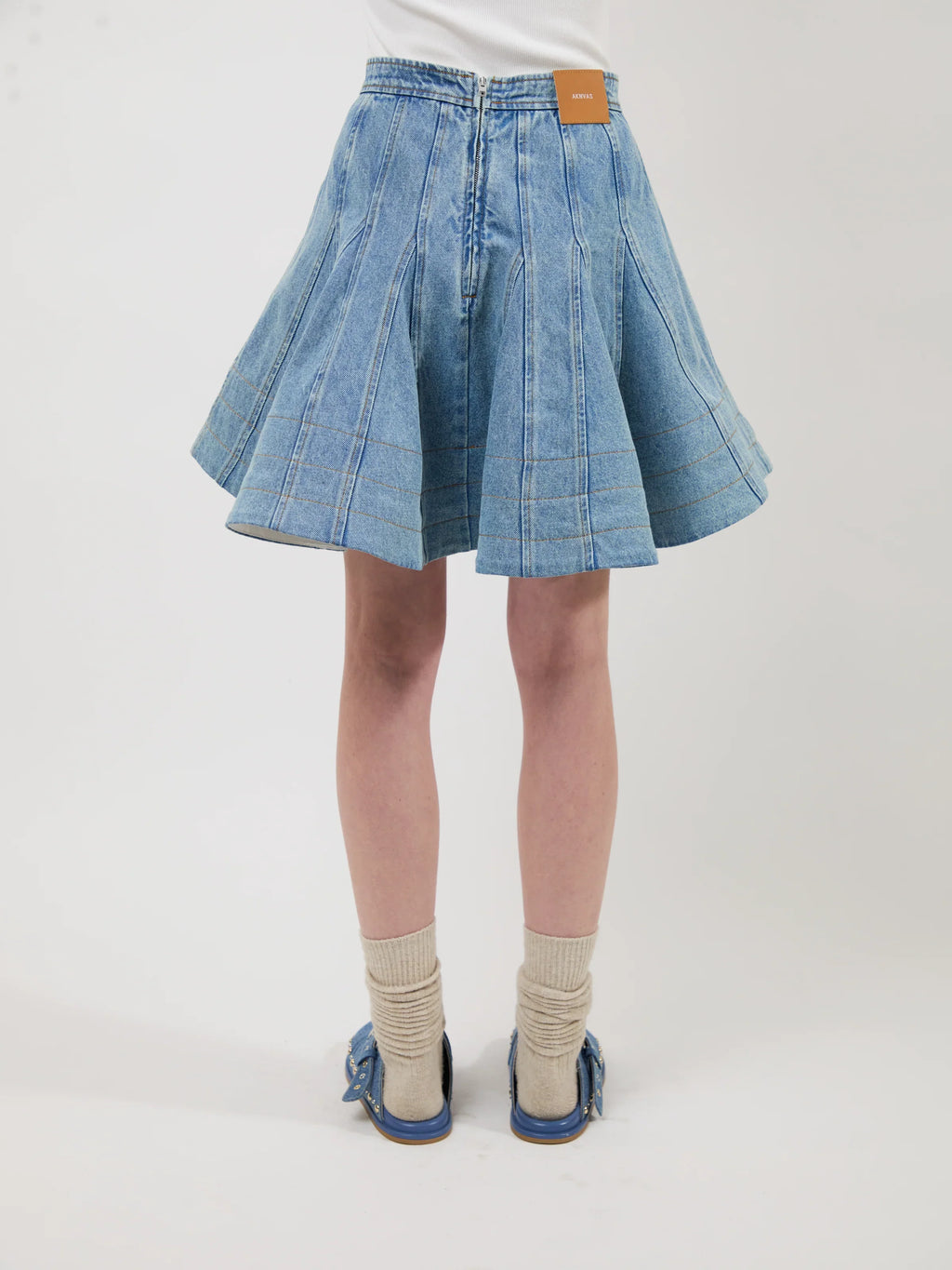 Aknvas Kalle Denim Skirt