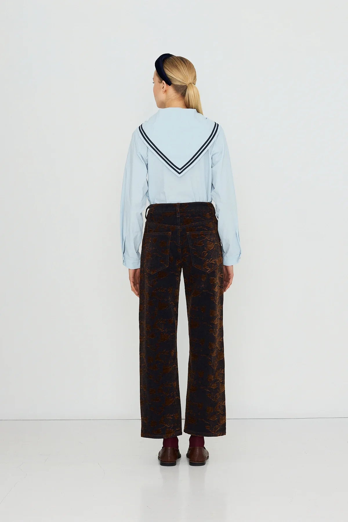Tiny Big Sister Scarf Neck Blouse