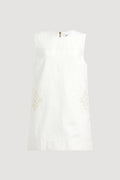 Aje Halo Embroidered Dress