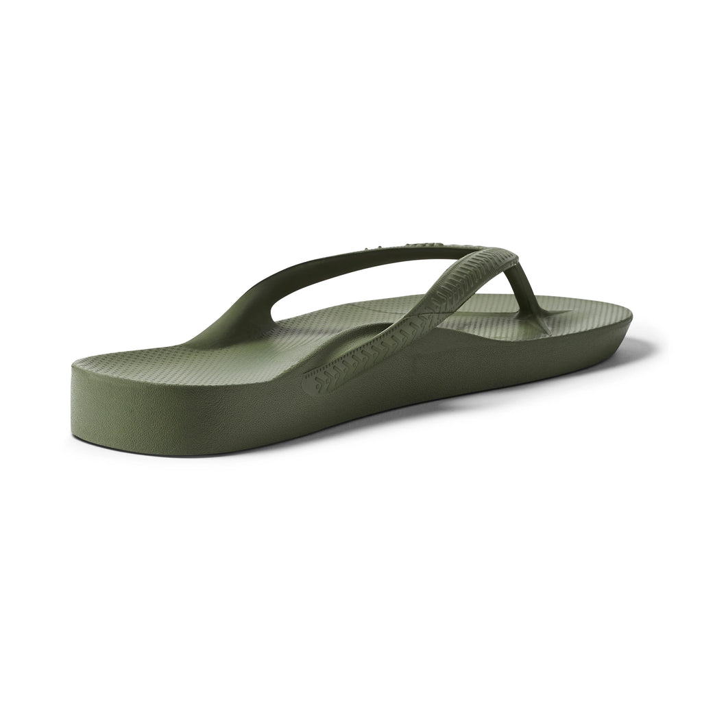 Arch Support Flip Flops - Classic - Olive