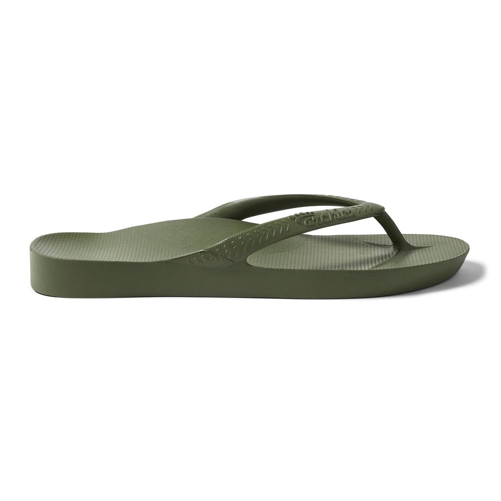 Arch Support Flip Flops - Classic - Olive