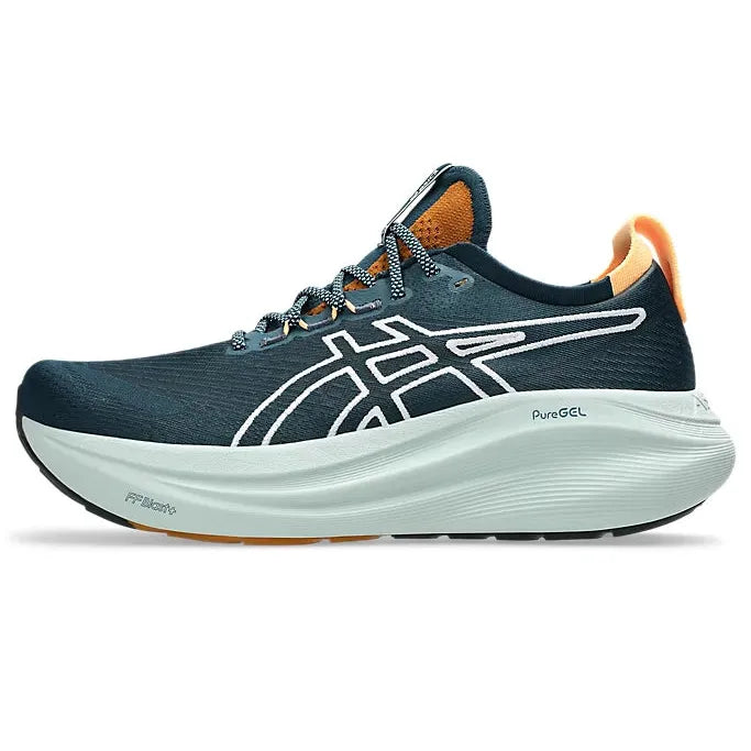 Asics Men's Gel-Nimbus 27 TR in Nature Bathing/Tranquil Teal