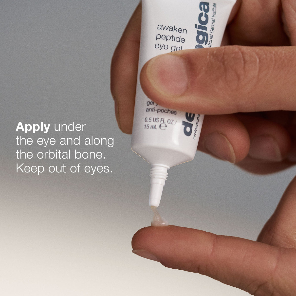 awaken peptide depuffing eye gel