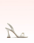 Clarita Sling 85 Satin Bianco