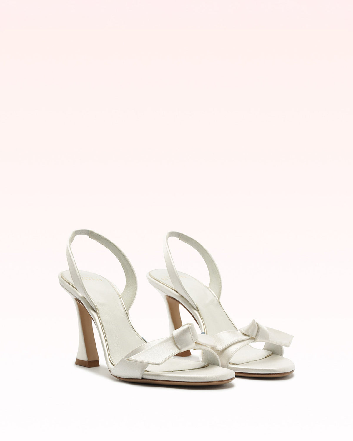 Clarita Sling 85 Satin Bianco