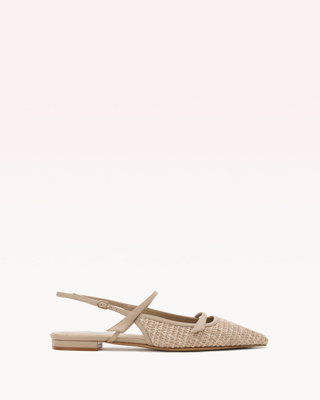 Tita Raffia Flat Chalk