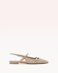 Tita Raffia Flat Chalk