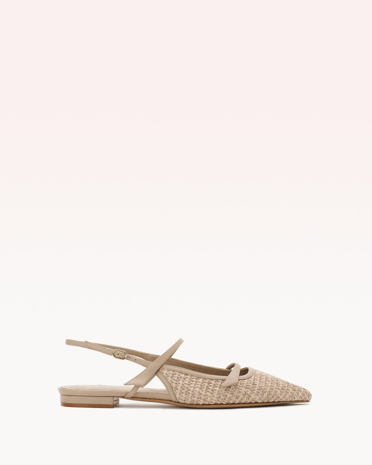 Tita Raffia Flat Chalk