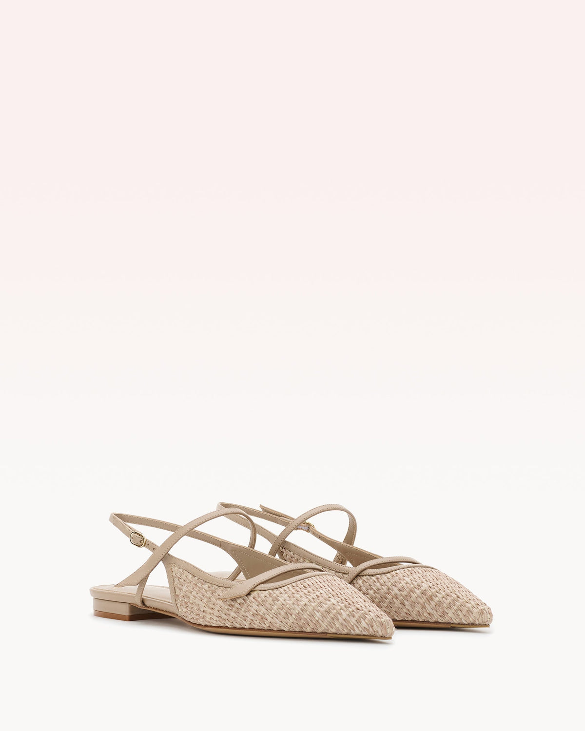 Tita Raffia Flat Chalk