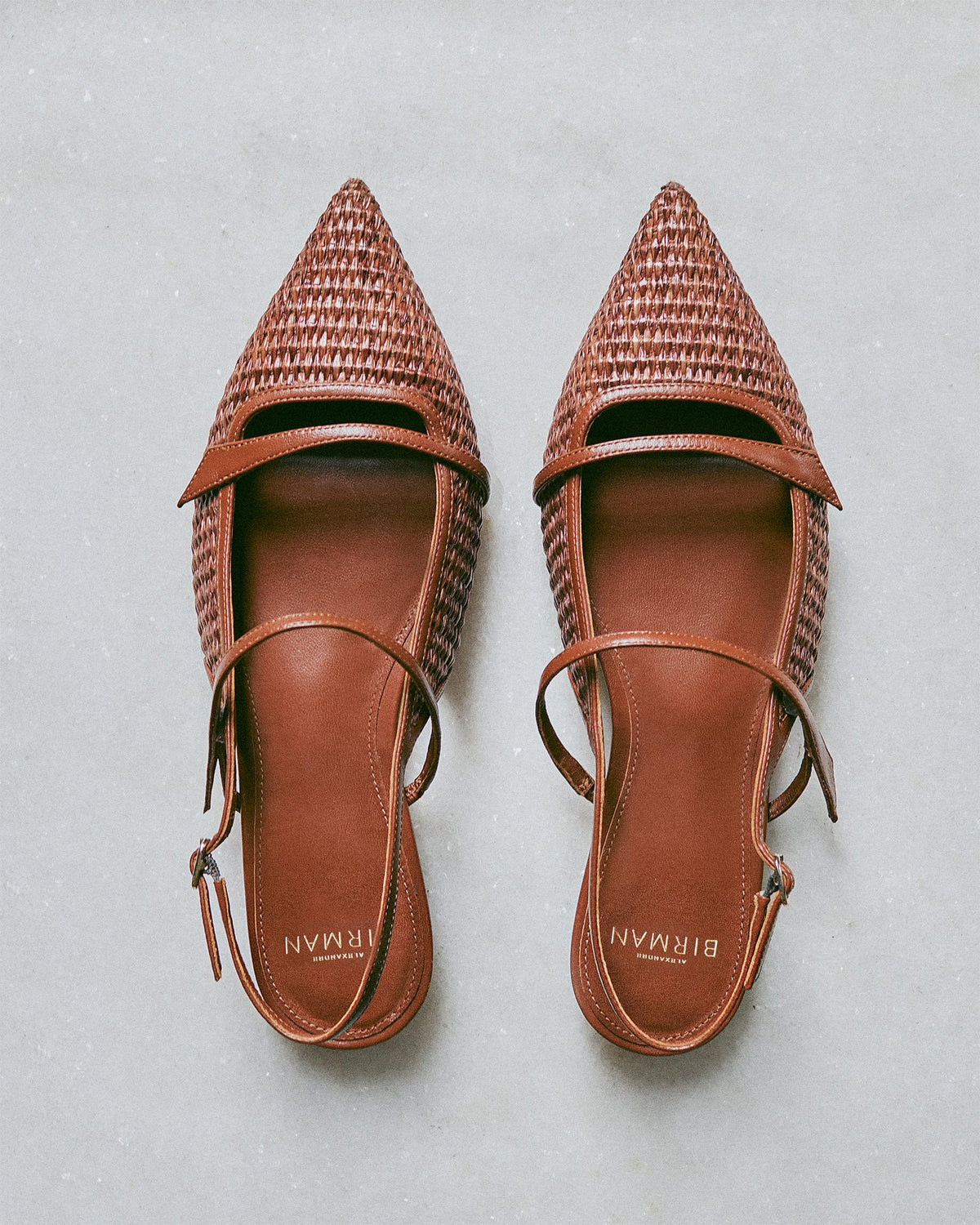 Tita Raffia Flat Chocolate