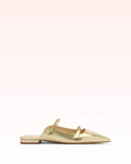 Tita Mule Flat Gold