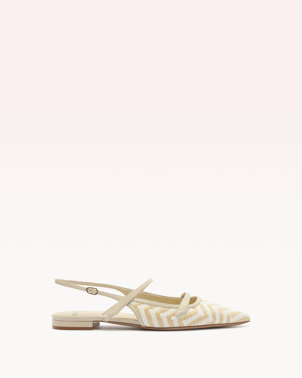 Tita Raffia Zig Flat Eggshell