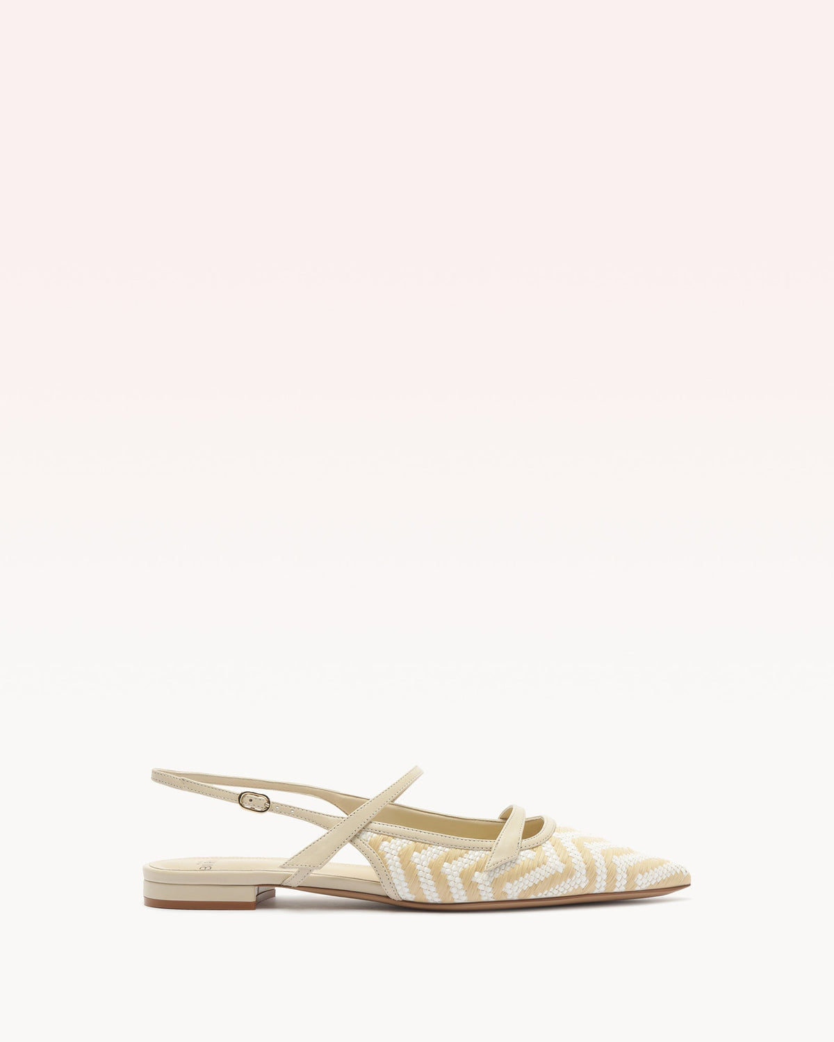 Tita Raffia Zig Flat Eggshell