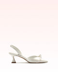 Clarita Bell Slingback 60 Bianco