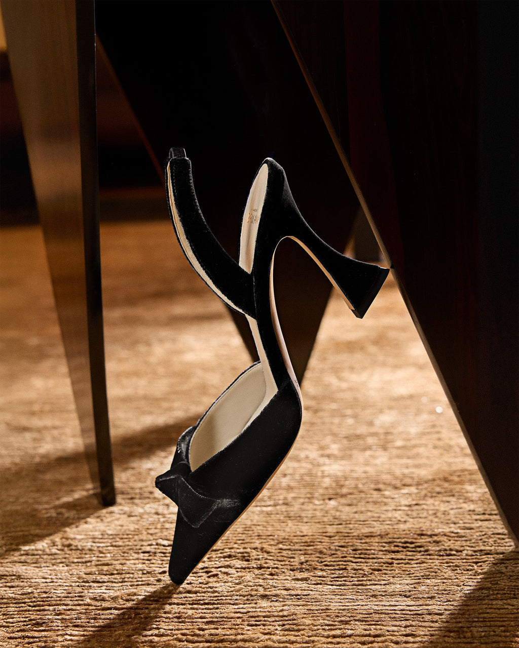 Clarita Bell Slingback 85 Black