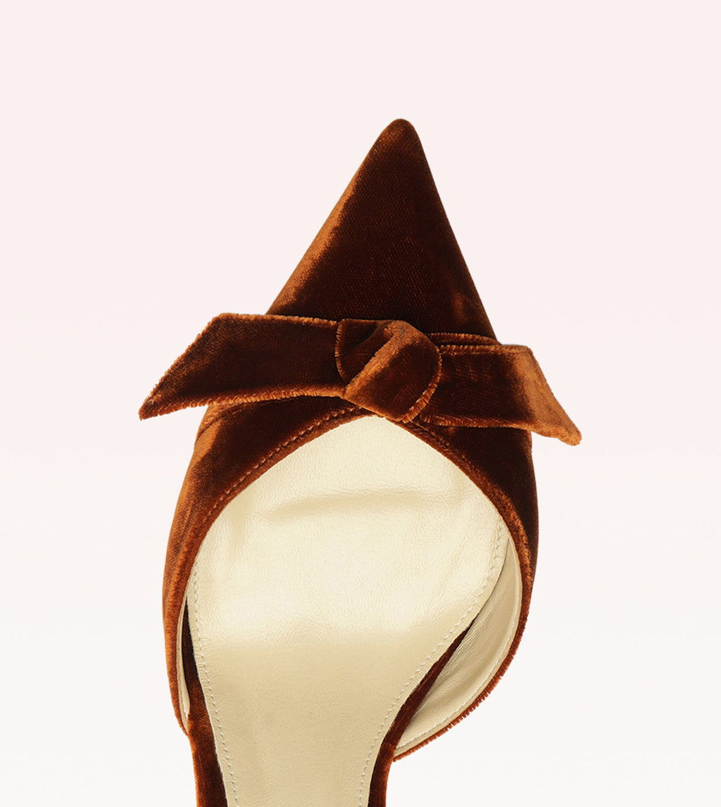 Clarita Bell Slingback 85 Cuoio
