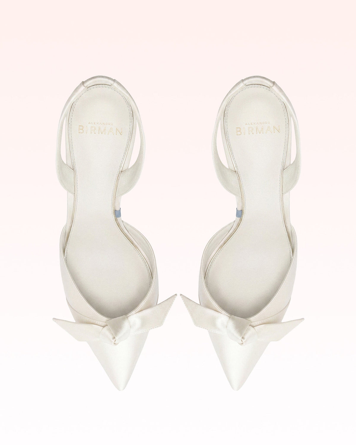 Clarita Bell Slingback 85 Bianco